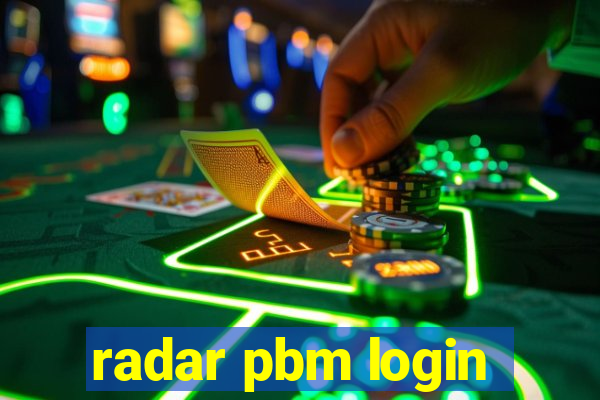 radar pbm login